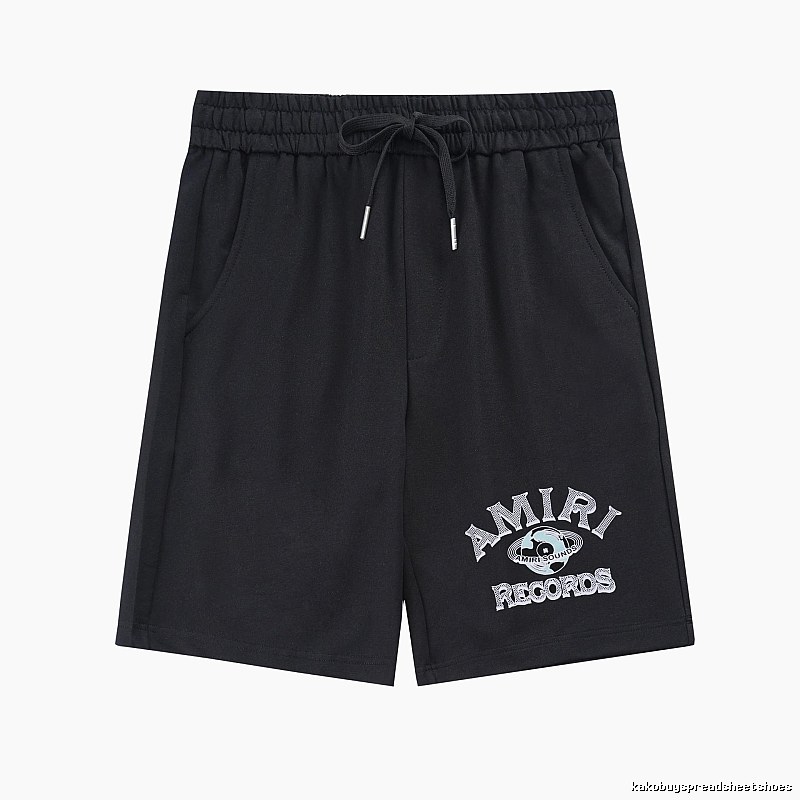 Amiri Streetwear Logo shorts Black Casual Amiri with Logo Accent