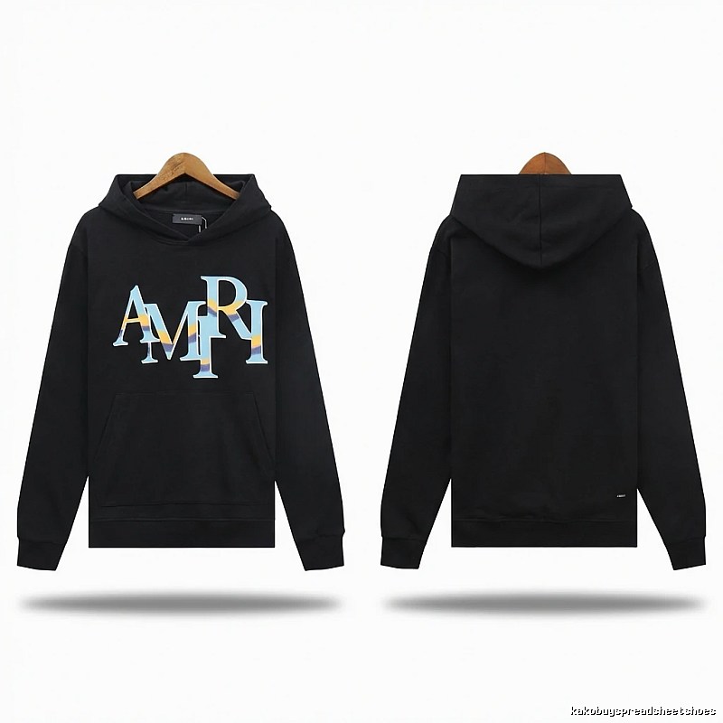 AMIRI Trendy and Cool Style Black Hoodie