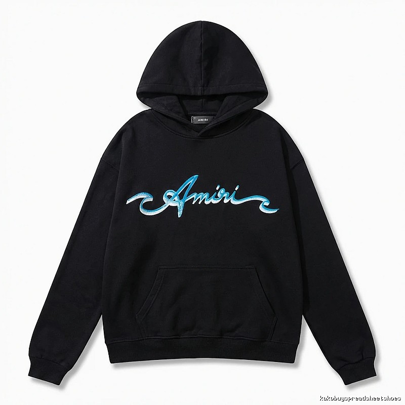 AMIRI Trendy Style Black Hoodie