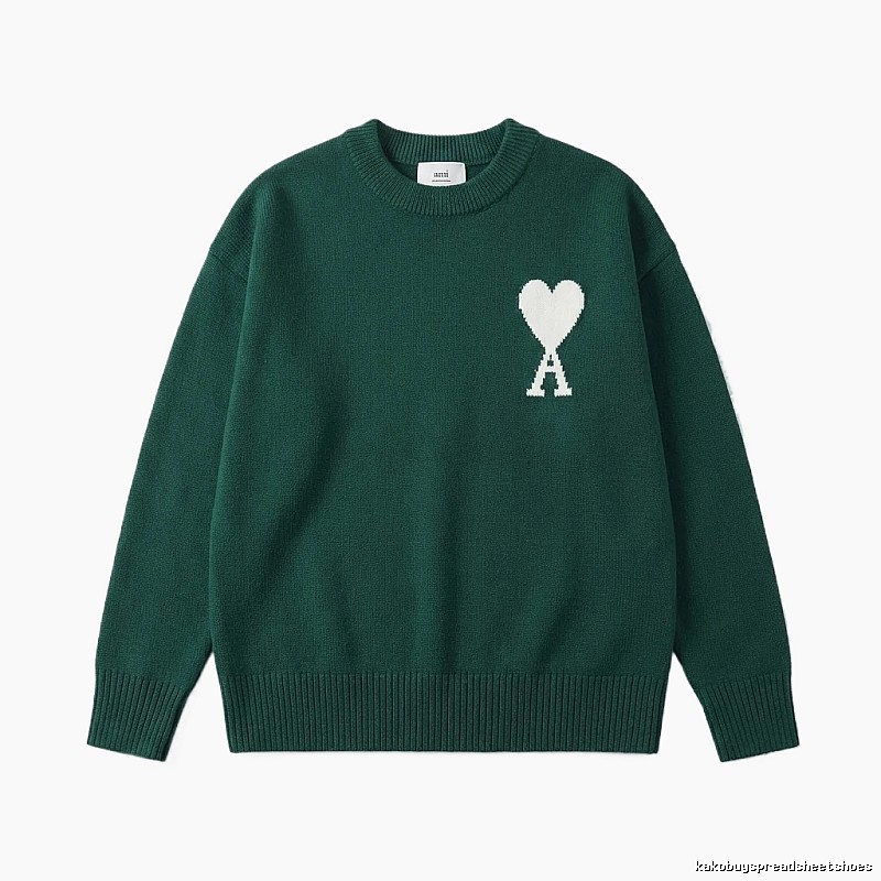AMIRI vintage-style love green sweater