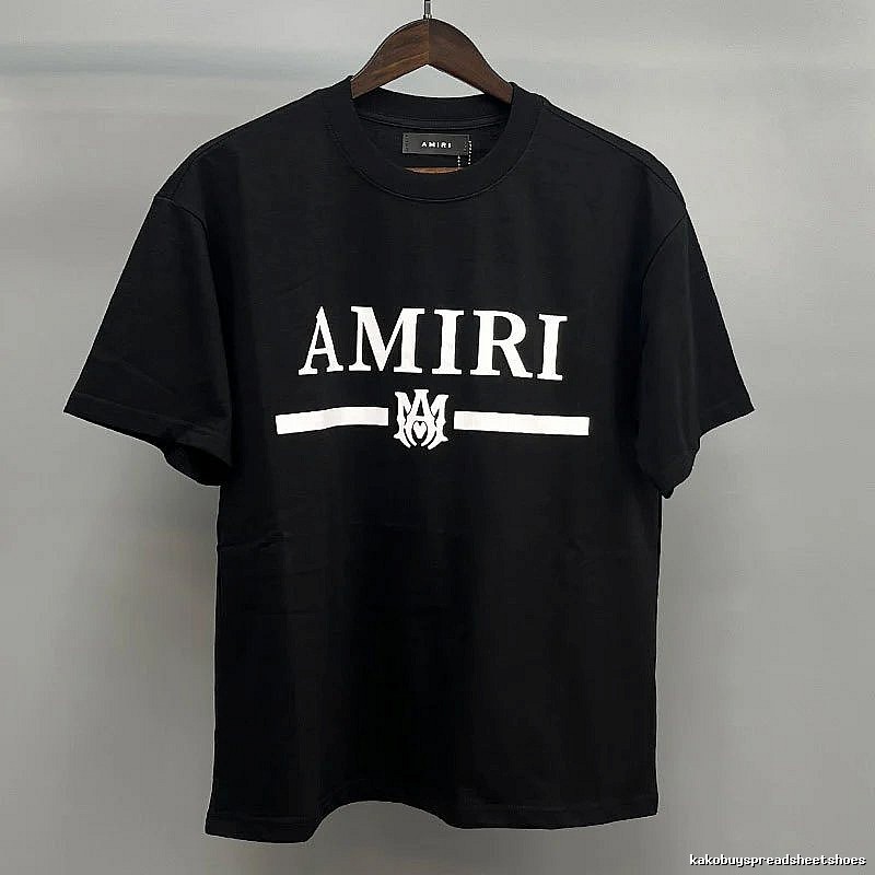 Amiri White Black Records Graphic T-Shirt Signature Detail