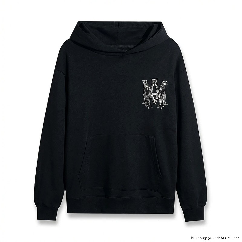 AMIRI's trendy and cool black hoodie