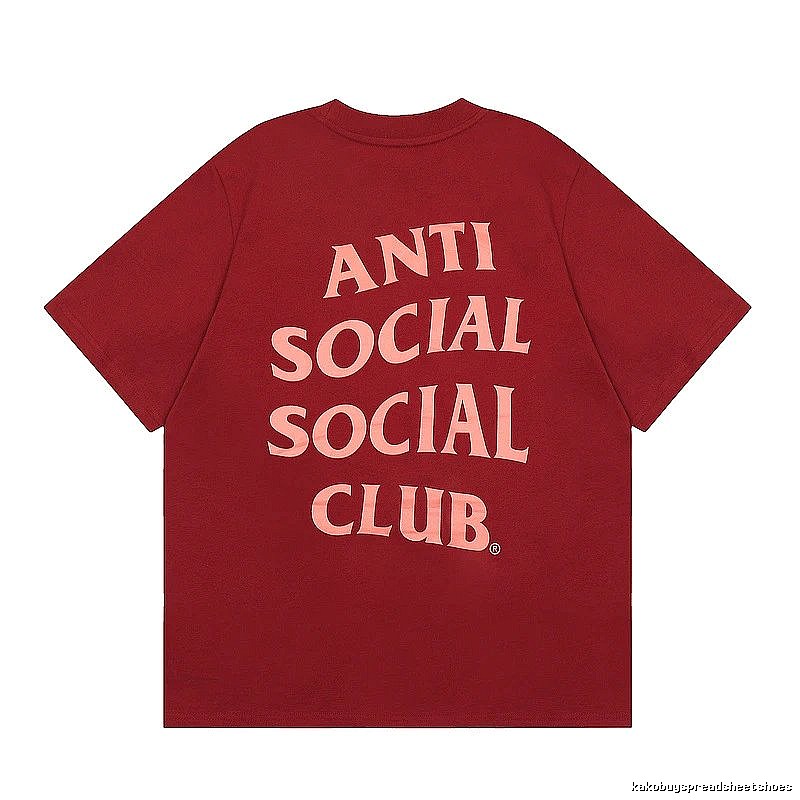 Anti Social Social Club Travel Logo T-shirt Black Orange Anti with Modern Look