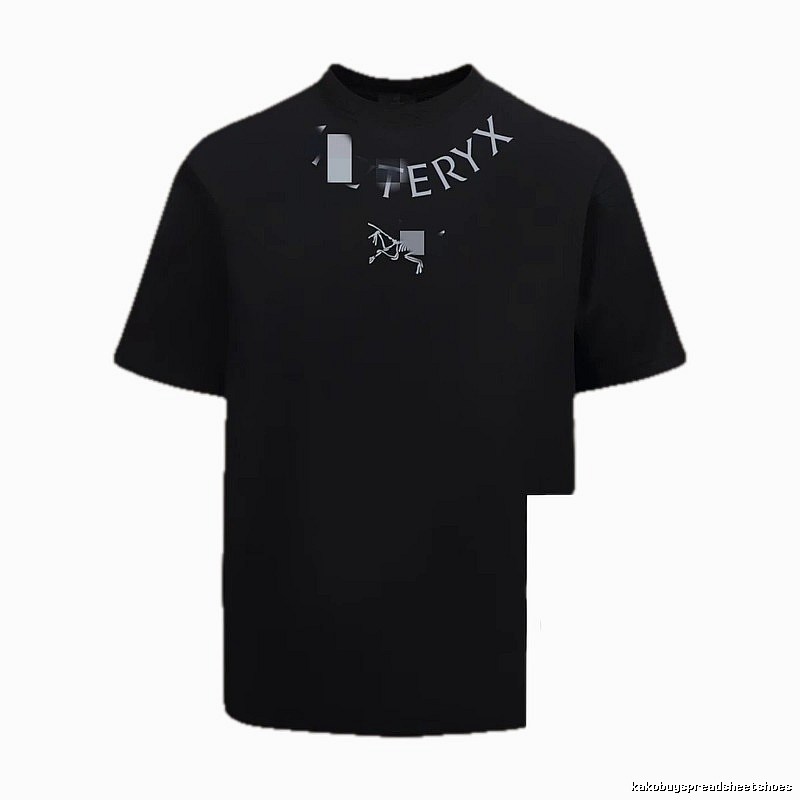 Arc'teryx Printed Functional Style Black Short Sleeve T-shirt