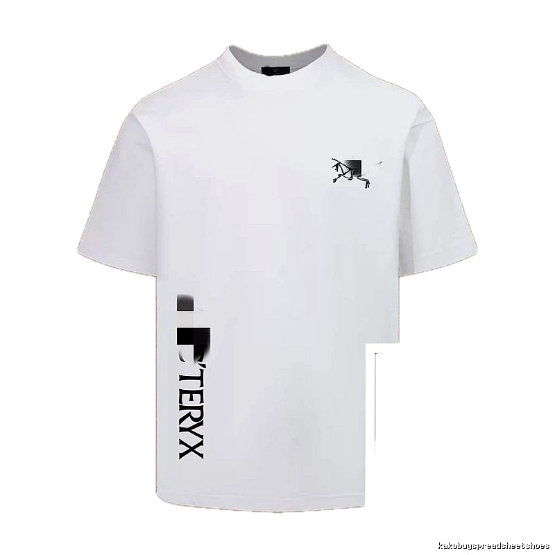 Arc'teryx Printed Outdoor Style White T-Shirt