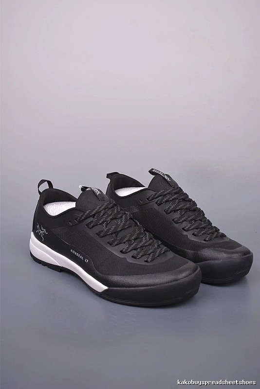 Arc'teryx Trail Sneakers with Technical Upper in Black and White