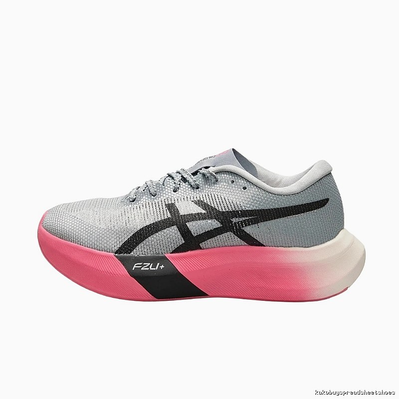 ASICS retro style grey-pink sports shoes