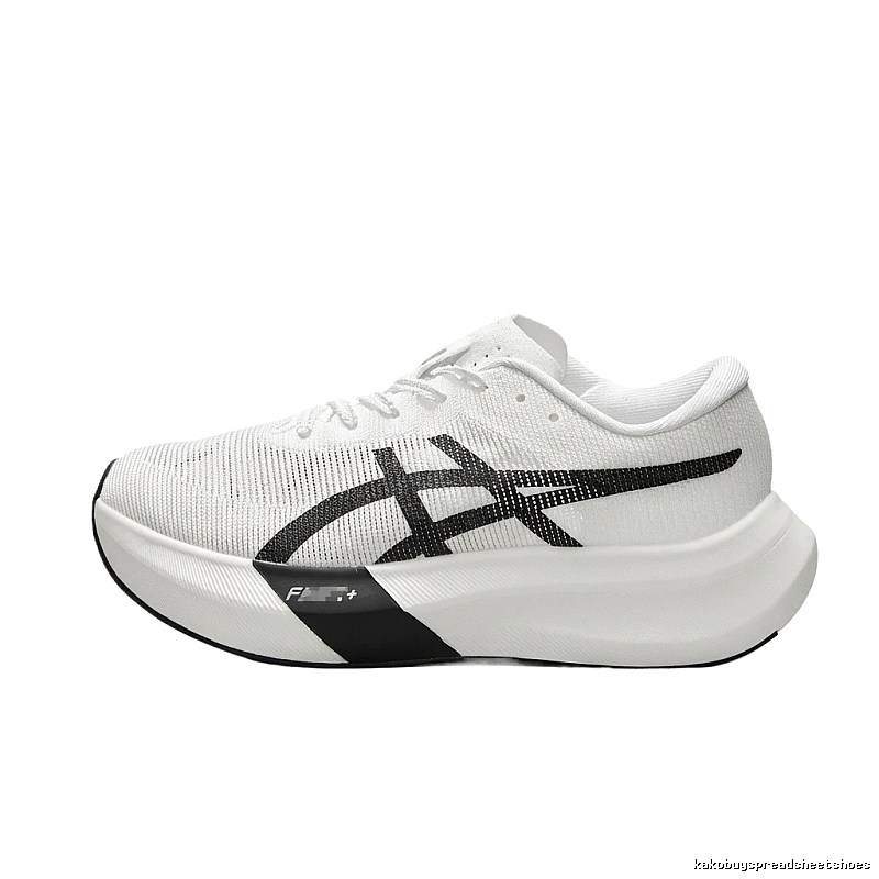 ASICS Speed Style Black and White Running Shoes