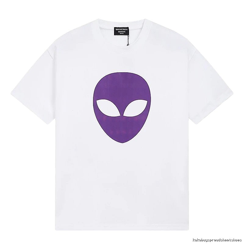 Balenciaga Alien Print White T-shirt