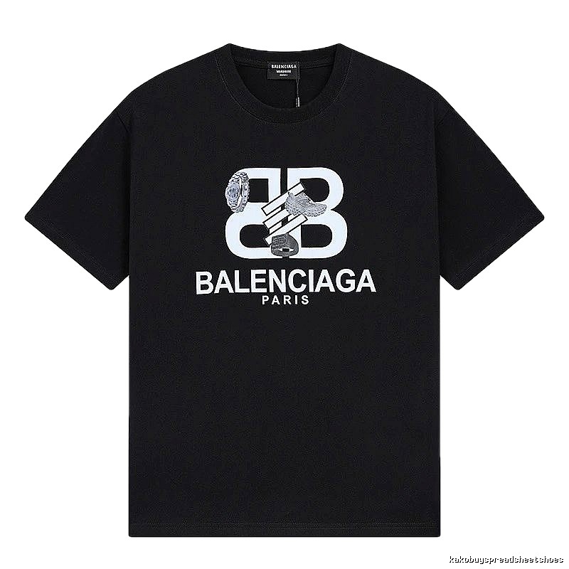 Balenciaga BB Print Short-sleeve Shirt