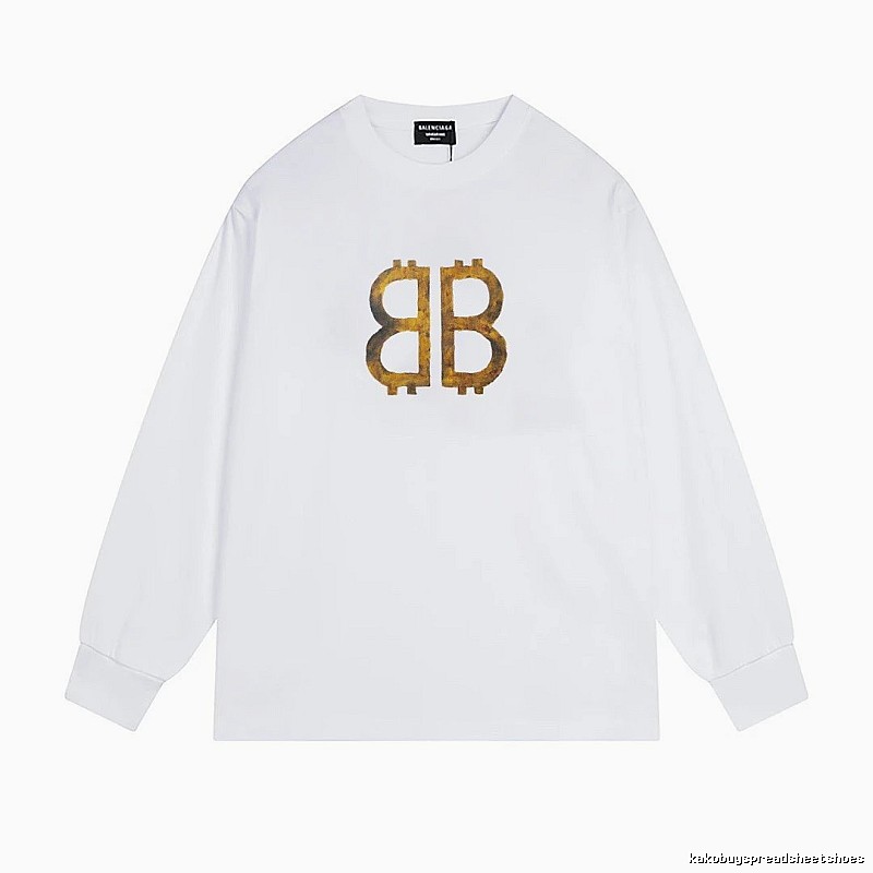 Balenciaga BB Print White T-shirt