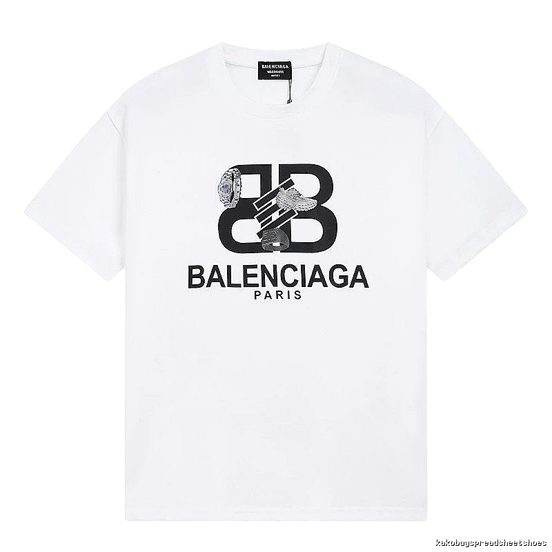 Balenciaga BB Series Simple White T-shirt