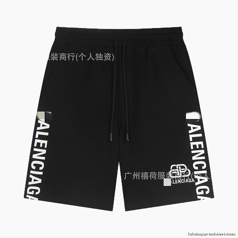 Balenciaga casual style black shorts