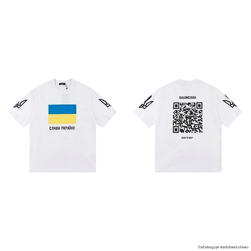 Balenciaga Charity Limited Edition Street Style White T-Shirt