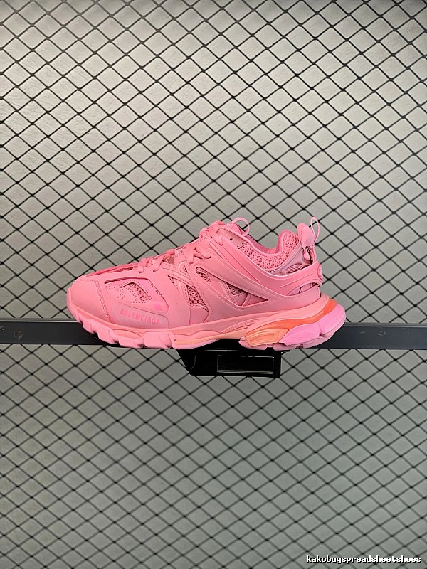 Balenciaga Chunky Runners in Bright Pink with Oversized Sole