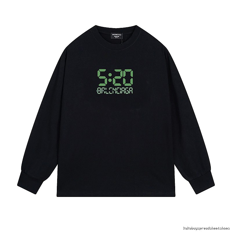 Balenciaga digital style black sweatshirt