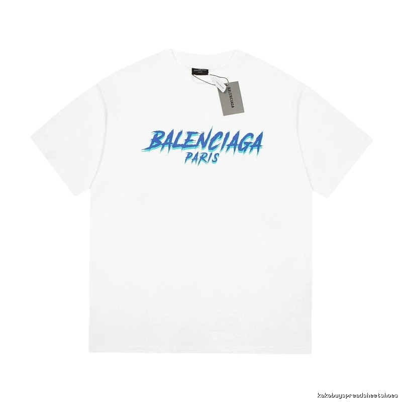 Balenciaga Graffiti Street Style White T-Shirt
