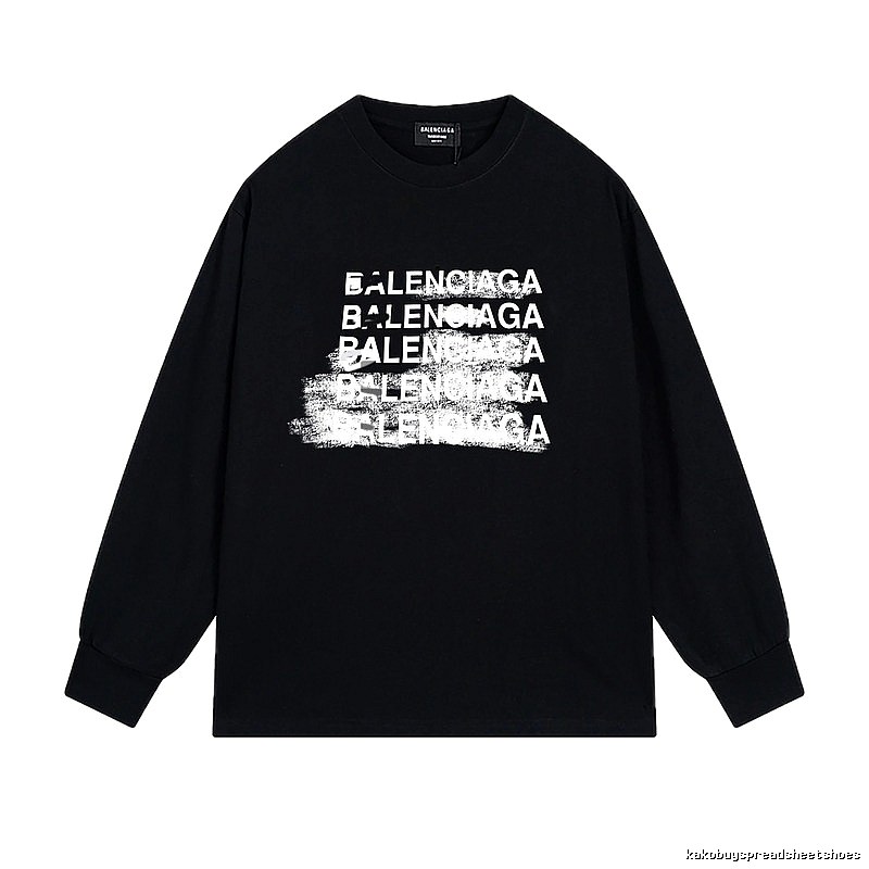 Balenciaga graffiti-style black T-shirt