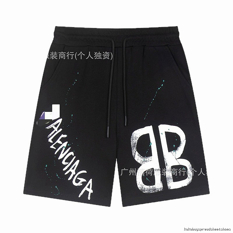 Balenciaga graffiti-style shorts
