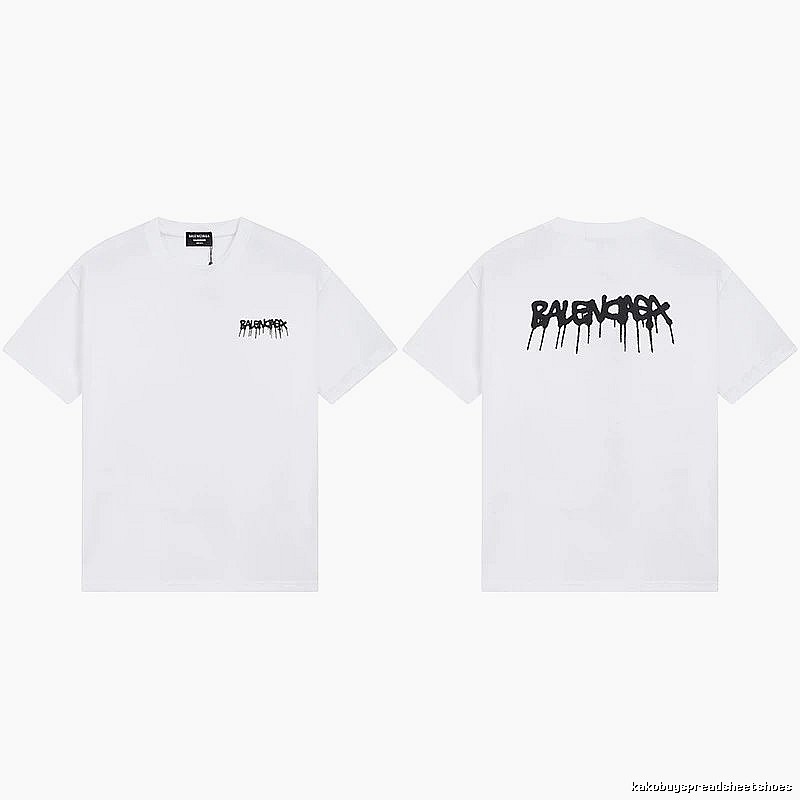 Balenciaga Graffiti Style White T-shirt