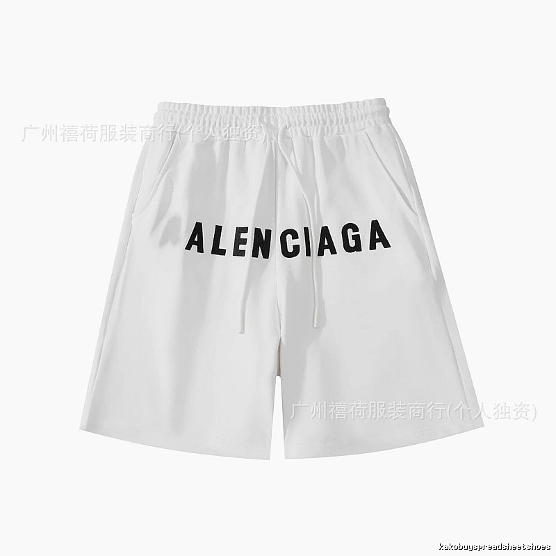 Balenciaga letter-style shorts
