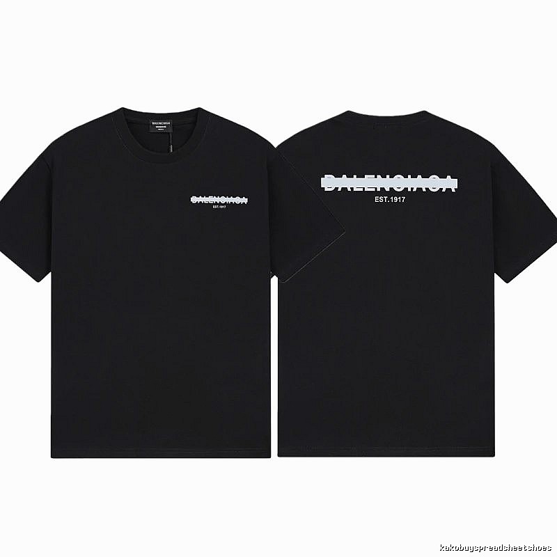 Balenciaga LOGO Printed Street Style Black T-shirt