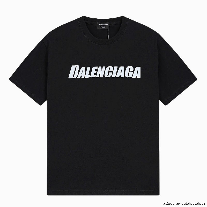Balenciaga minimalist style black T-shirt