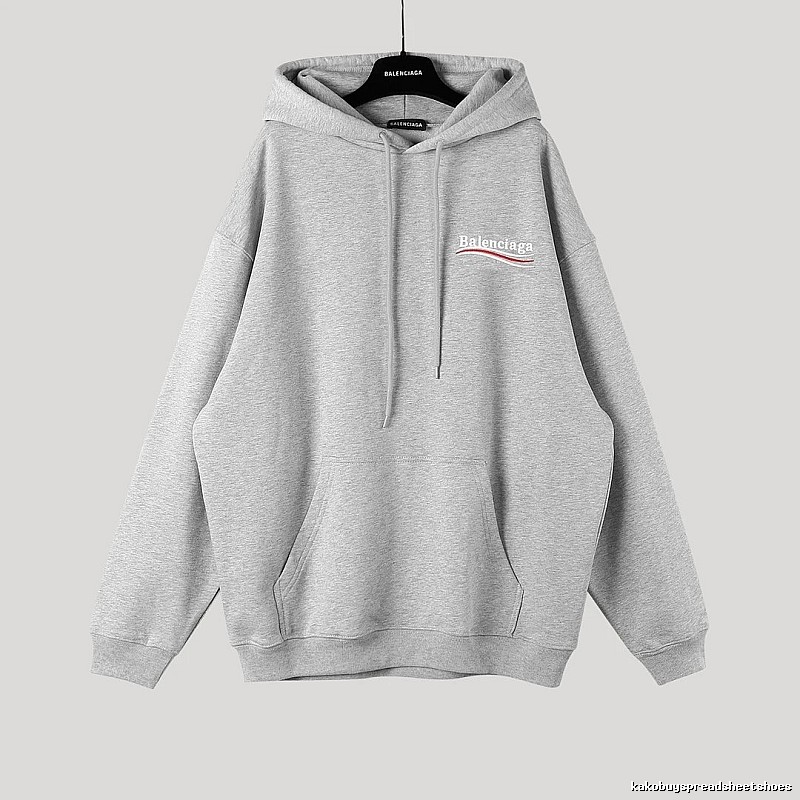 Balenciaga minimalist style grey hoodie