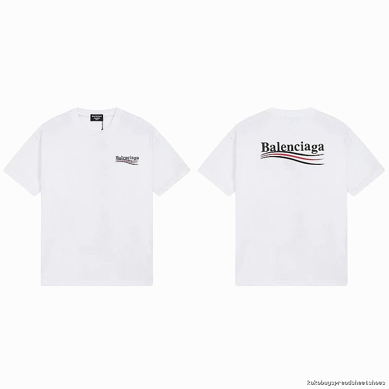 Balenciaga minimalist style white T-shirt