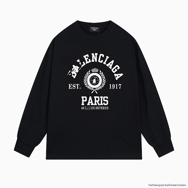 Balenciaga retro black long-sleeve