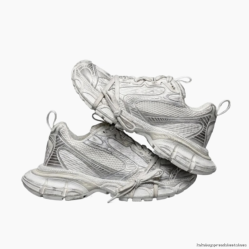 Balenciaga retro silver-gray sneakers