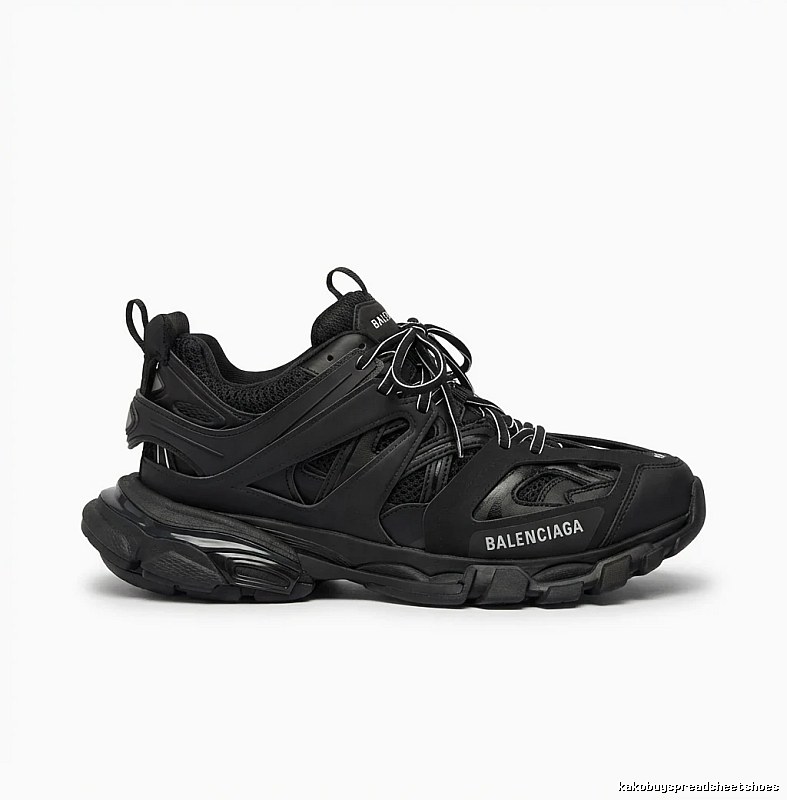 Balenciaga retro-style black shoes