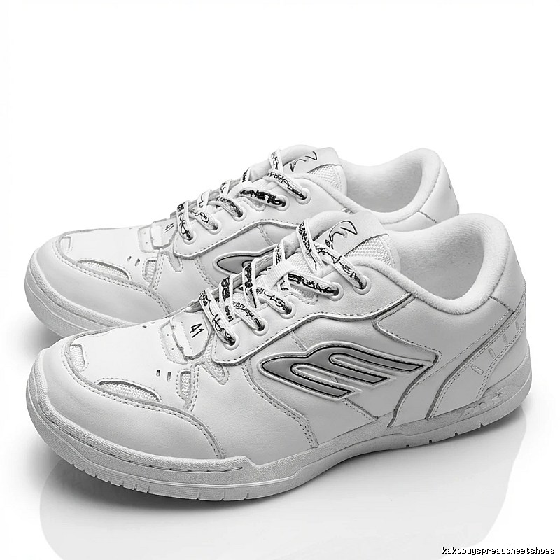 Balenciaga retro-style white shoes