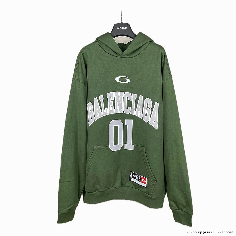 Balenciaga sporty green sweatshirt