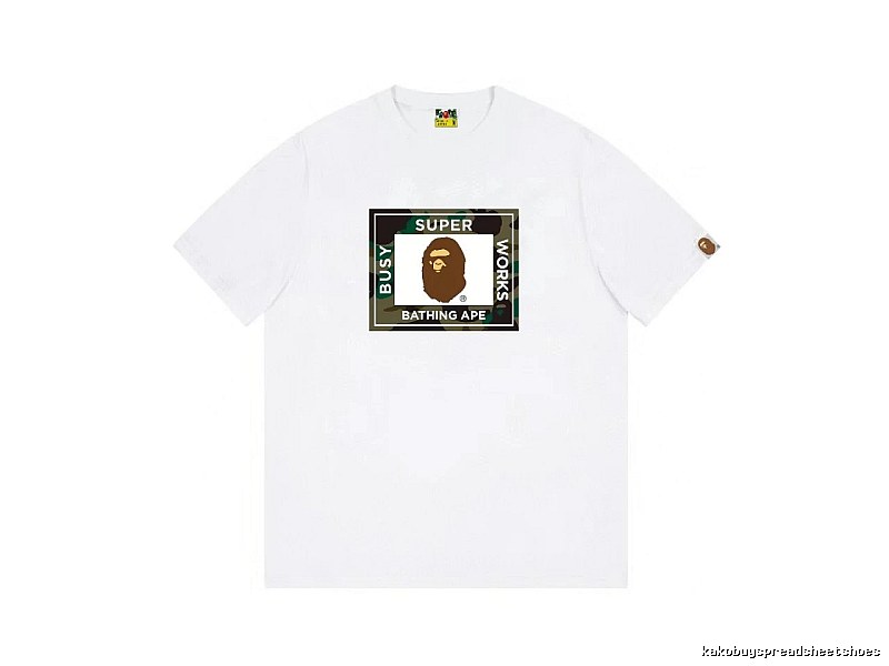 Bape Ape Head Camouflage Style Short-sleeve Shirt