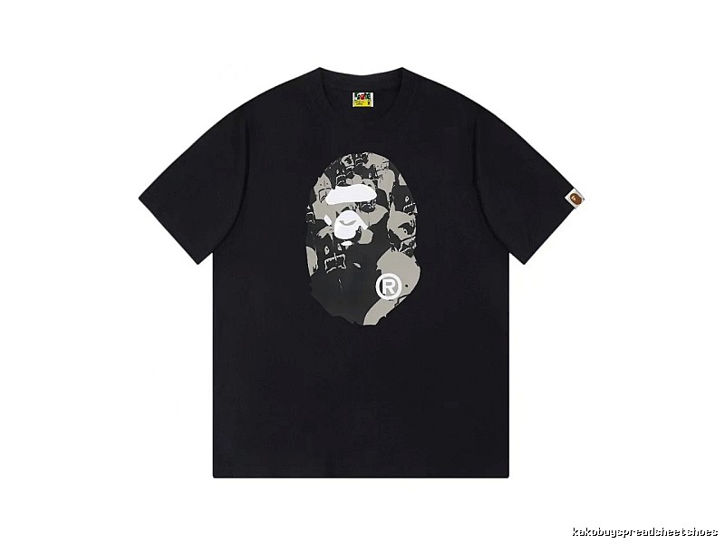 Bape Ape Head Camouflage Style Short-Sleeve Shirt