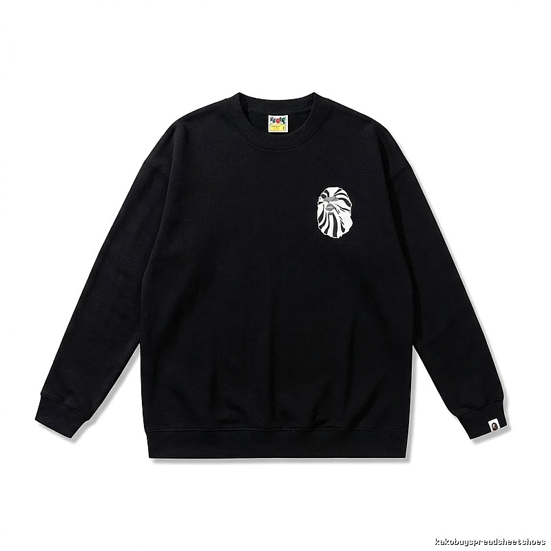 Bape Ape Head Casual Black Sweatshirt