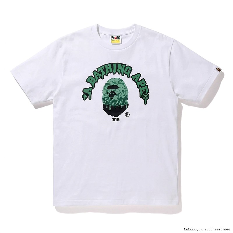 Bape Ape Head Cool White T-shirt in Streetwear Style