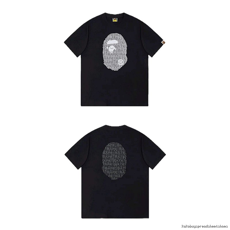 Bape Ape Head Trendy and Cool Black T-shirt