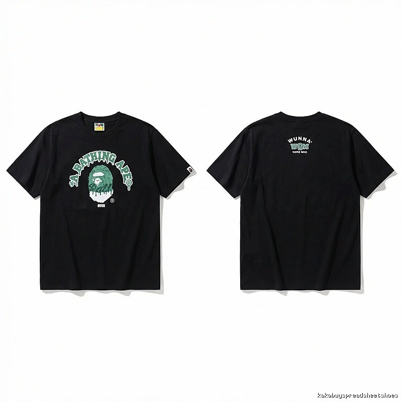 Bape Ape Head Trendy Black T-shirt