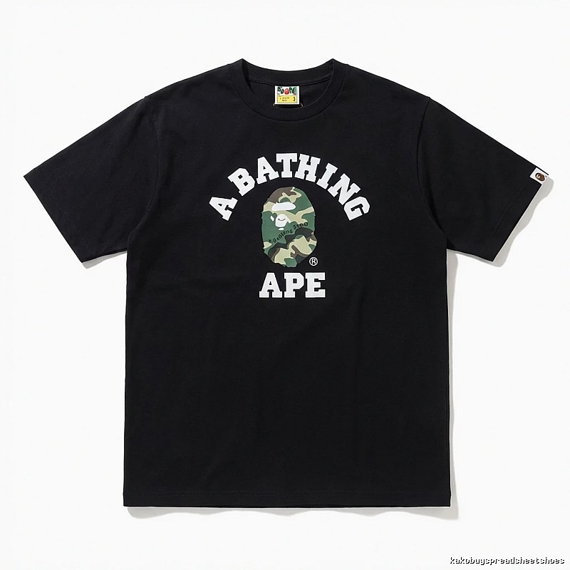 Bape Ape Head Trendy Black T-shirt