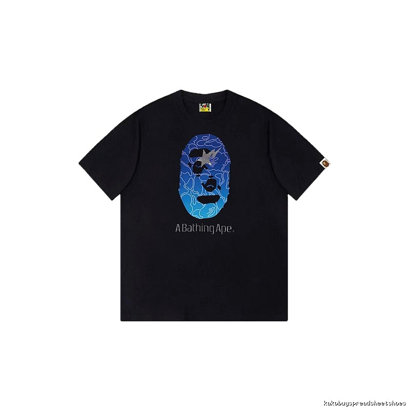 Bape Ape Head Trendy Cool Black T-shirt