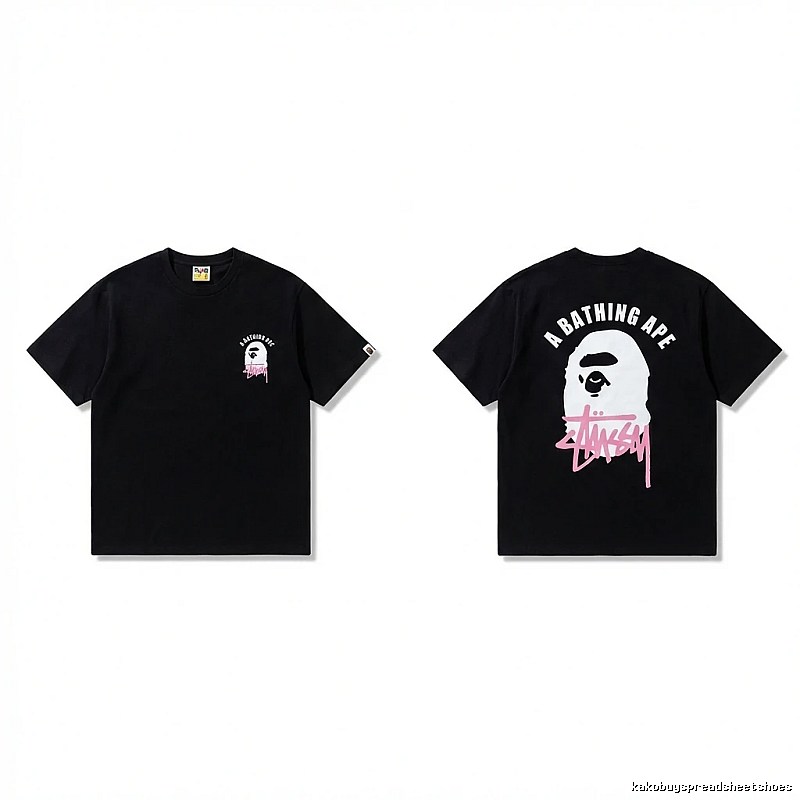 Bape Ape Head Trendy Cool Black T-shirt