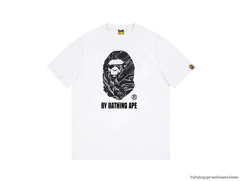 Bape Ape Head Trendy Cool White T-shirt