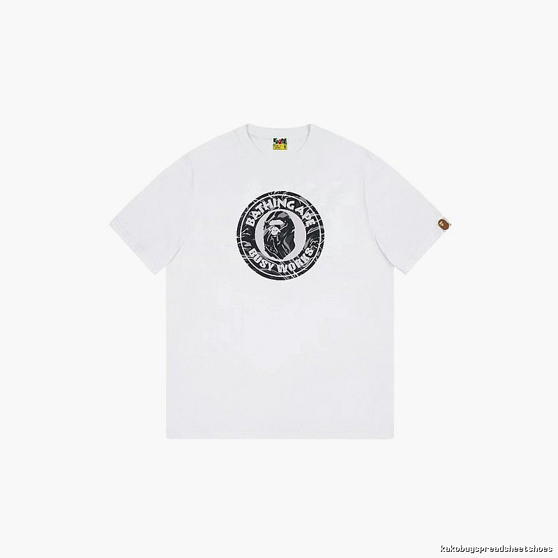 Bape classic retro style white T-shirt