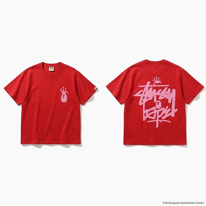 Bape Crown Graffiti Style T-shirt