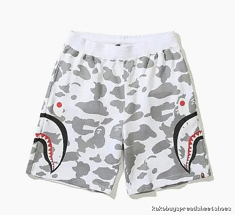 Bape Shark Camouflage Shorts