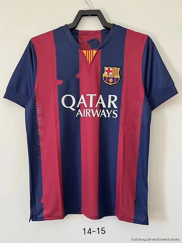 Barcelona Gift Ready Retro soccer jersey Blue Red Barcelona with Standout Detail
