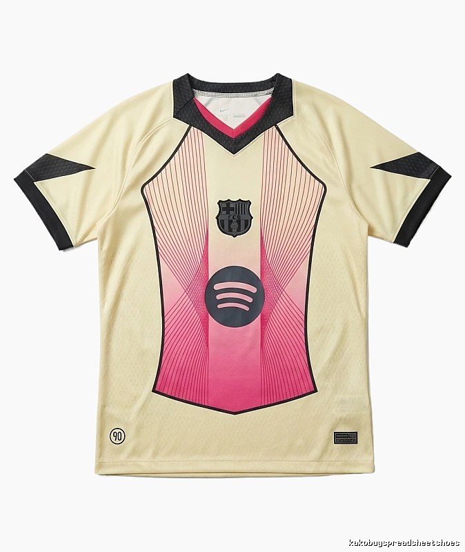 Barcelona Tokyo Ghoul trendy brand yellow-pink jersey