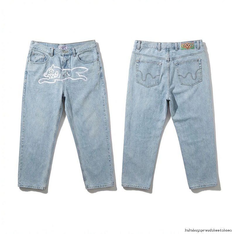 BBC animal print jeans